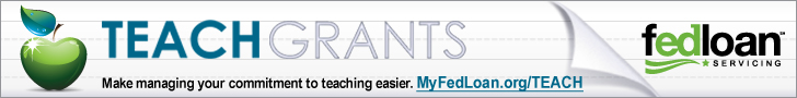 FedLoan TEACH grant banner